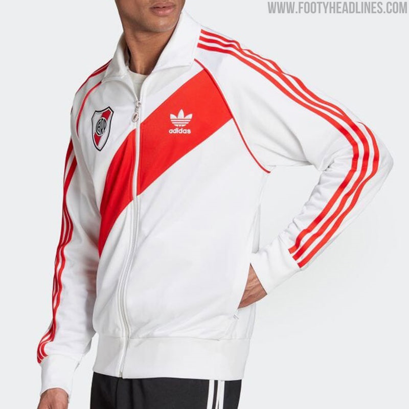 Adidas RIVER PLATE 85 TRACK JACKET White WHITE ACTRED 52 OFF